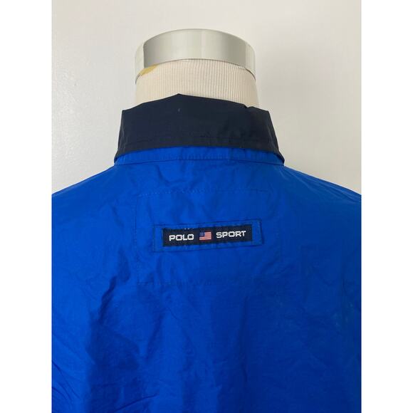 VTG Polo Sport Ralph Lauren lightweight nylon windbreaker vest jacket, M - Picture 4 of 6